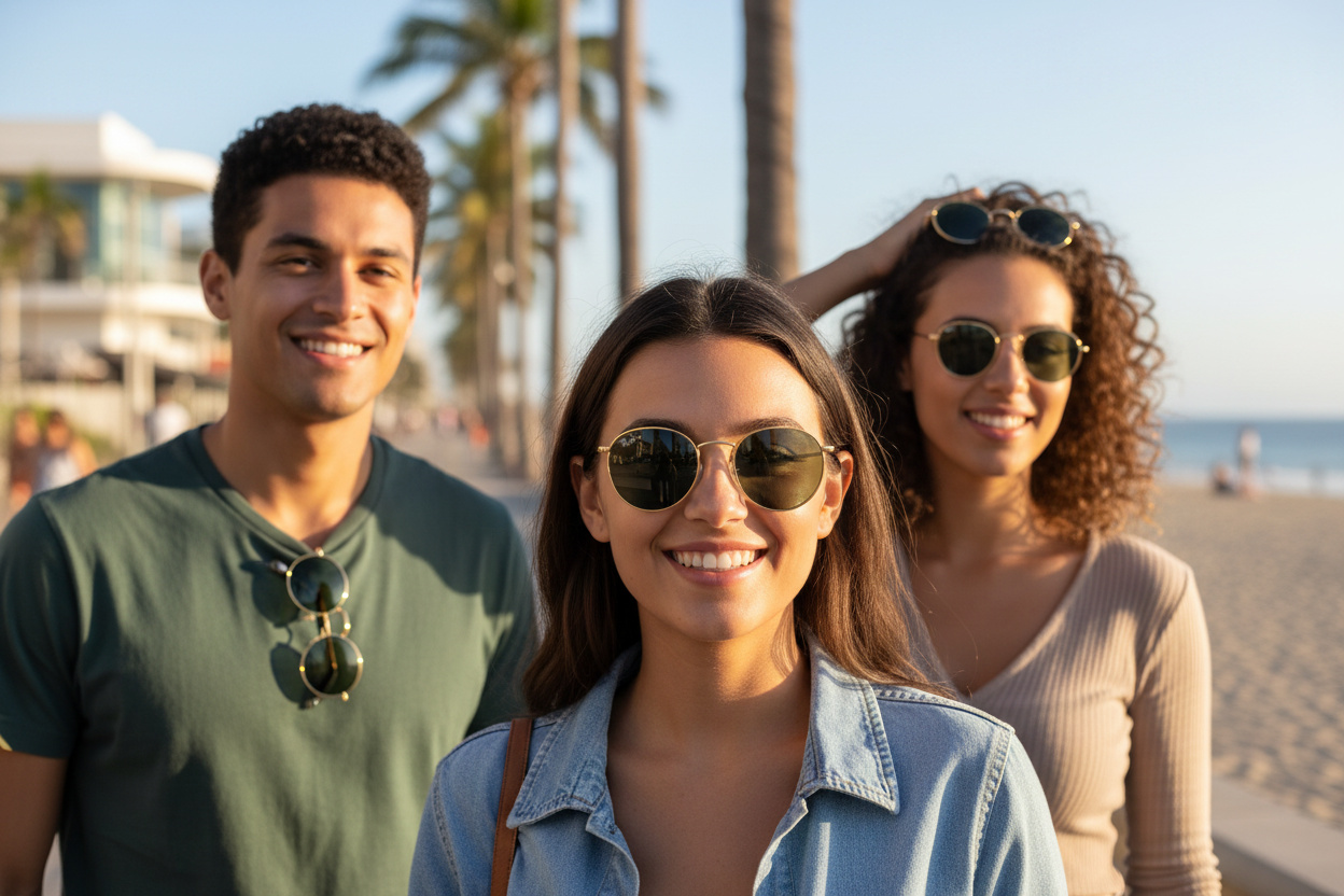 Front view Ray-Ban ROUND METAL (RB3447 - 919631)