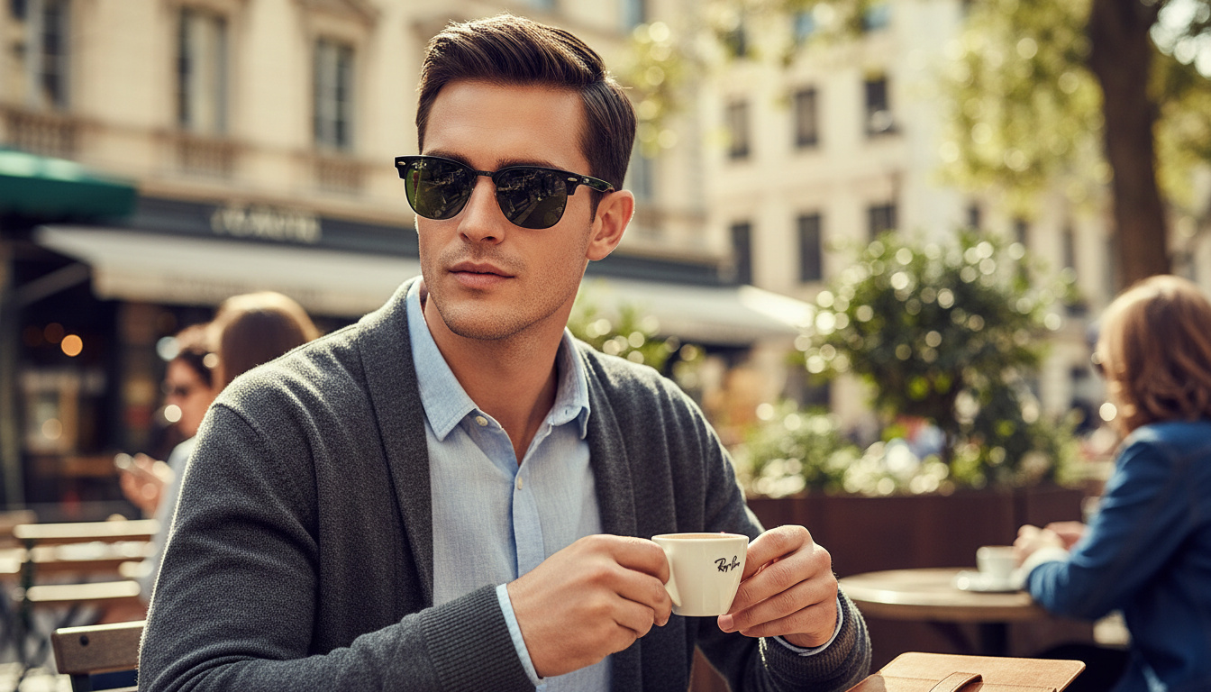 Front view Ray-Ban CLUBMASTER METAL (RB3716 - 186/58)