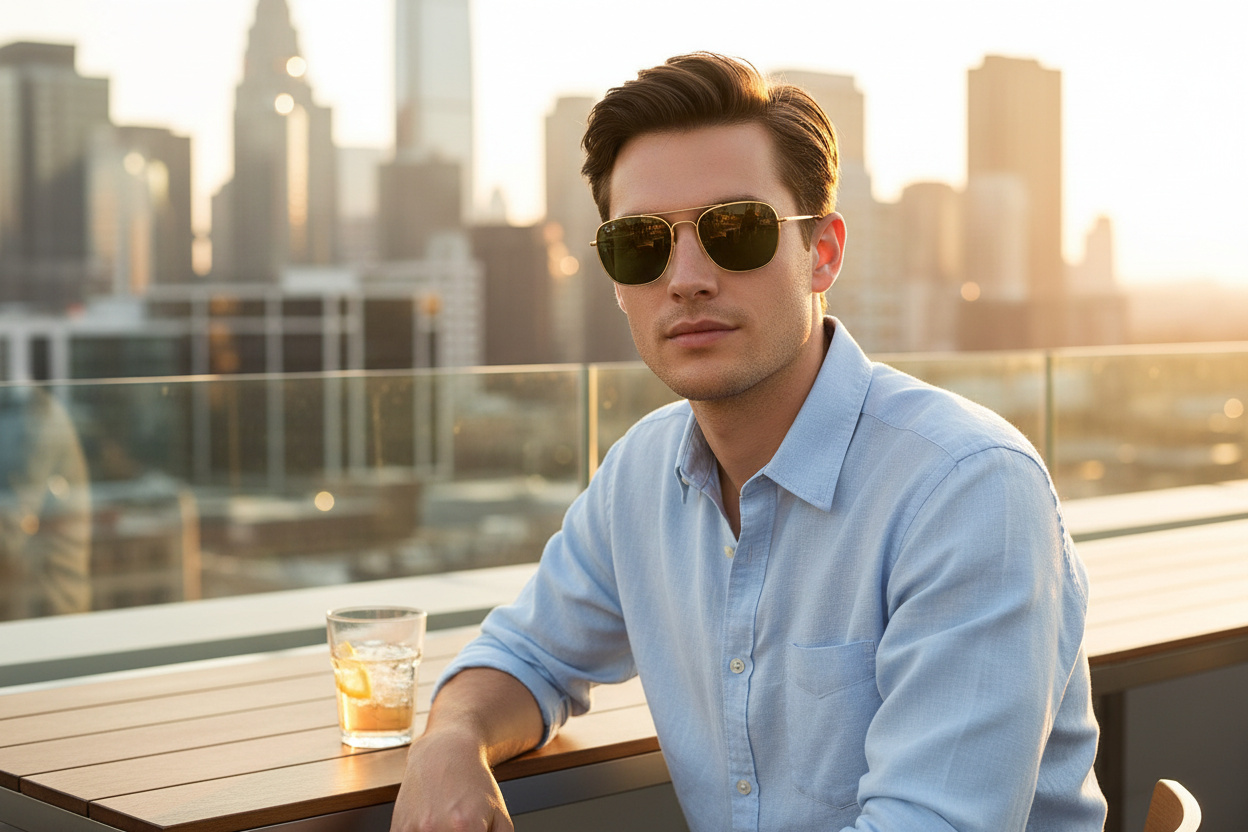 Front view Ray-Ban FRANK (RB3857 - 919631)