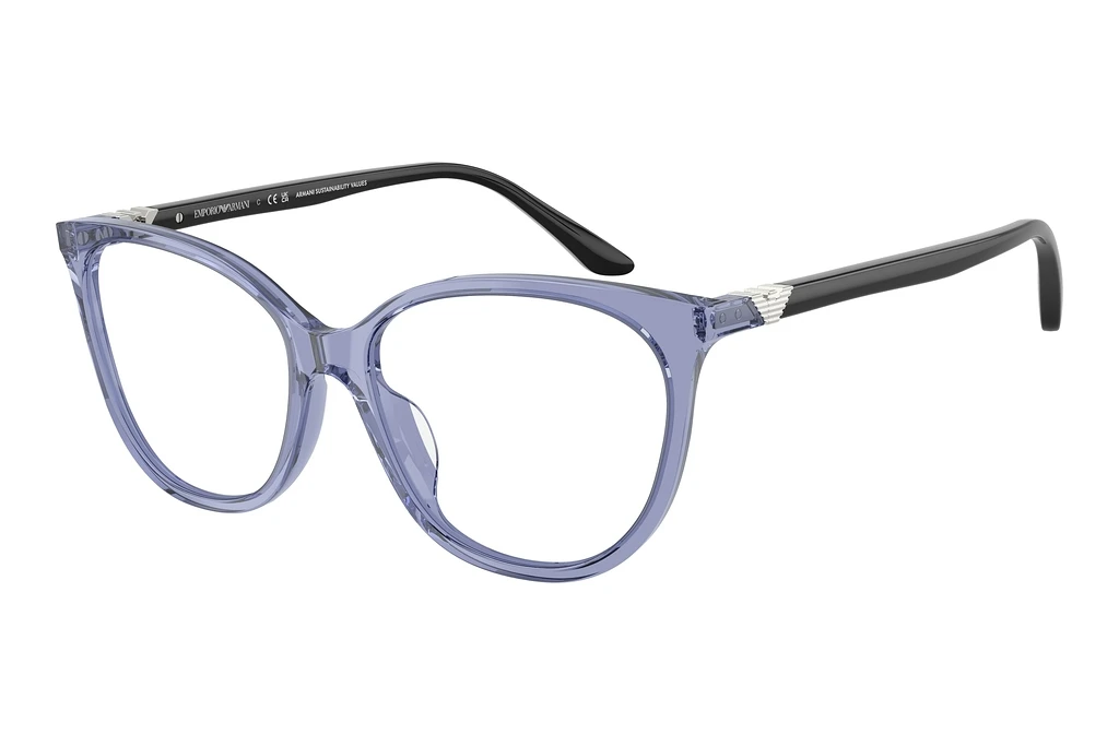 Emporio Armani   EA3249U 6200 Shiny Transparent Blue