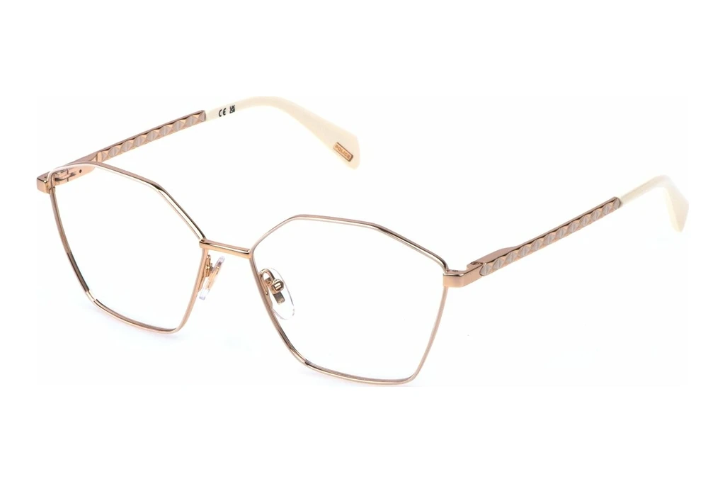 Police   VPLN56 0H32 SHINY ROSE  GOLD W/IVORY PARTS