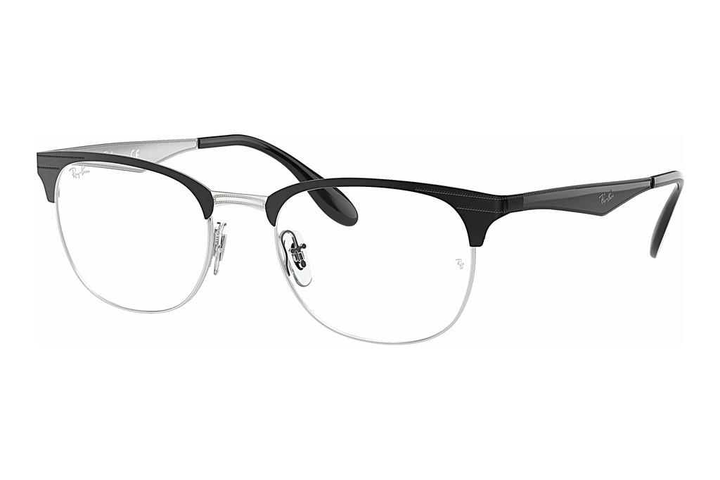 Ray-Ban   RX6346 2861 BLACK ON SILVER