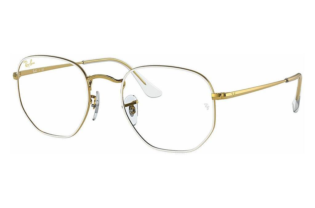 Ray-Ban   RX6448 3104 WHITE ON LEGEND GOLD