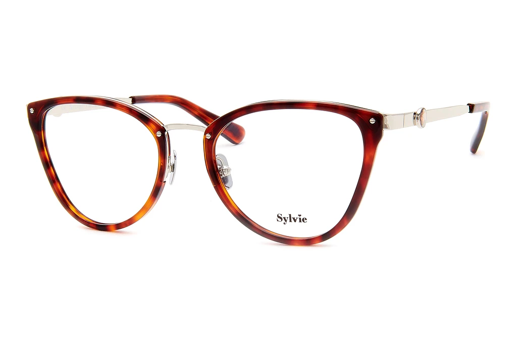 Sylvie Optics   1902 02 havanna-silver
