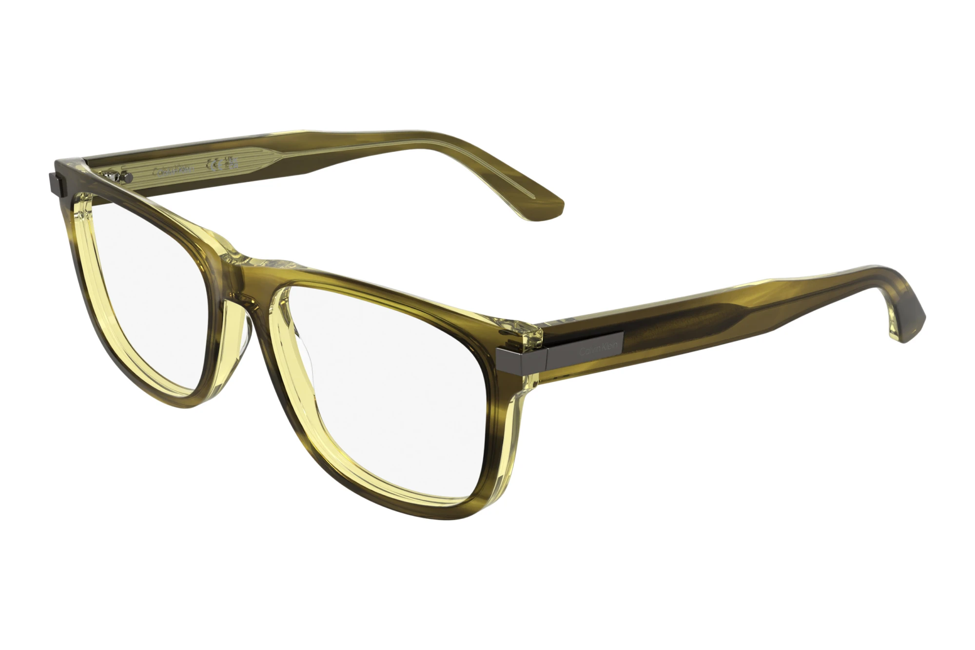 Calvin Klein   CK25540 203 TRANSPARENT STRIPED BROWN