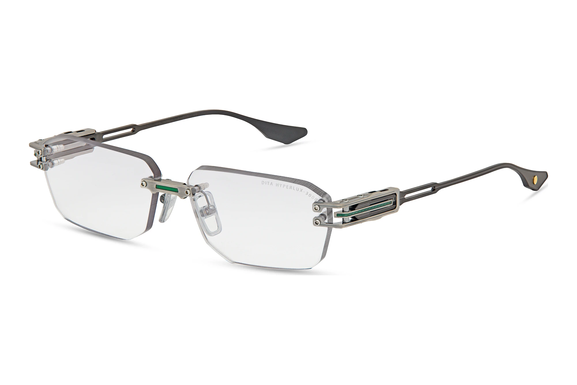 DITA   DTX-198 02A ANTIQUE SILVER - GREEN - BLACK IRON