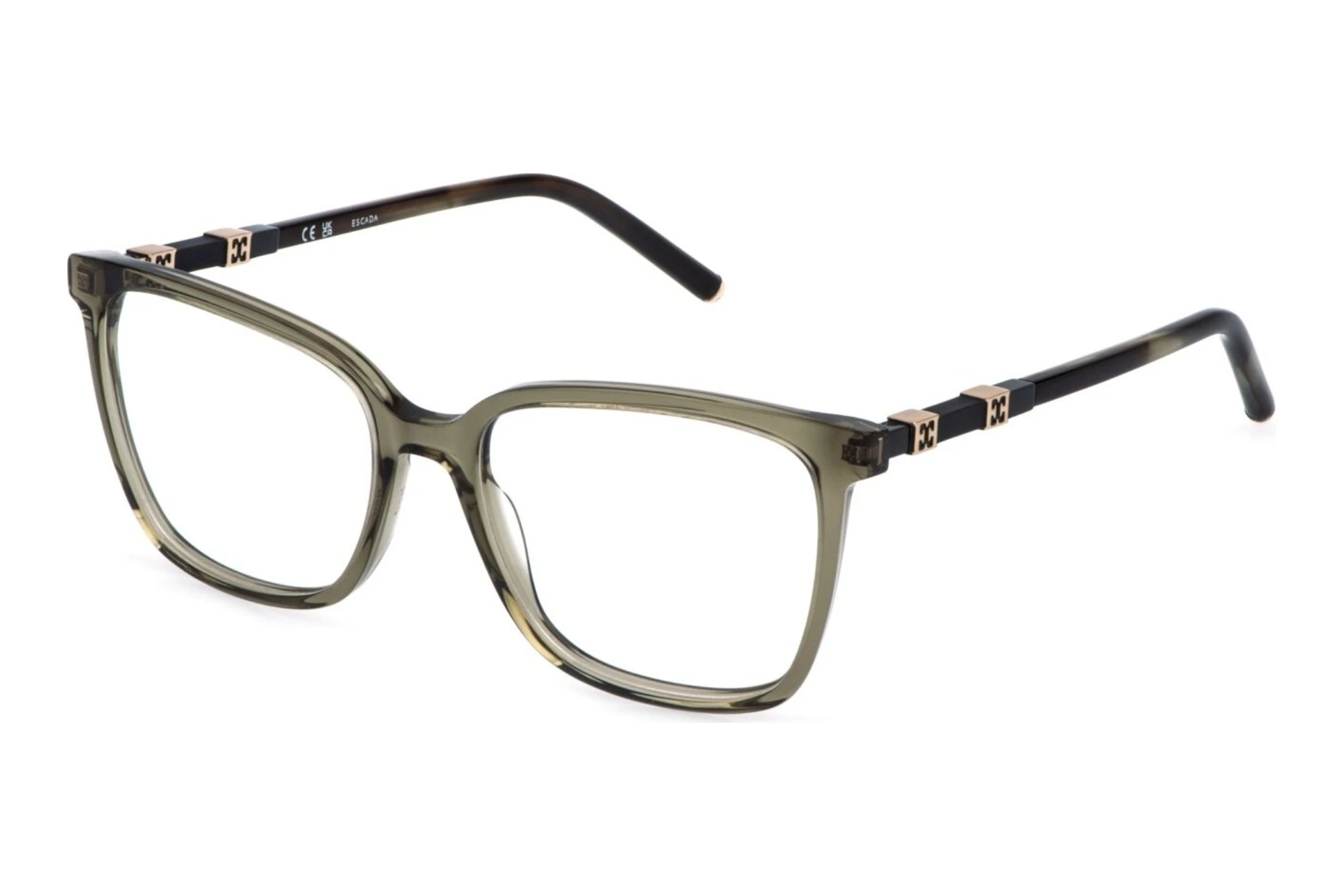 Escada   VESG28 096R SHINY TRANSP.MILITARY GREEN