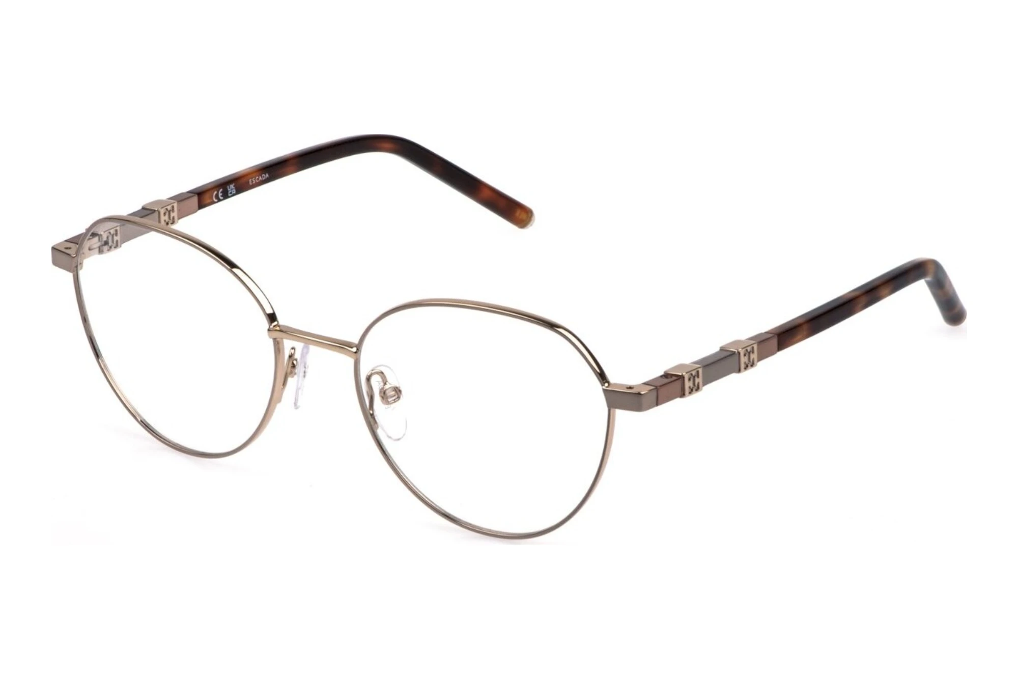 Escada   VESG29 0E61 SHINY ROSE  GOLD W/BROWN PARTS