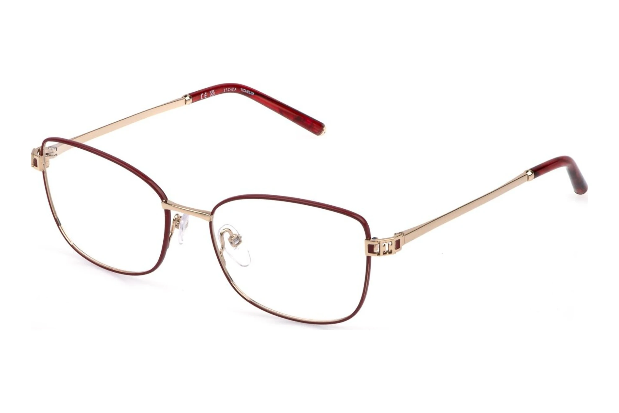 Escada   VESG32 0357 SHINY ROSE GOLD WITH RED PARTS