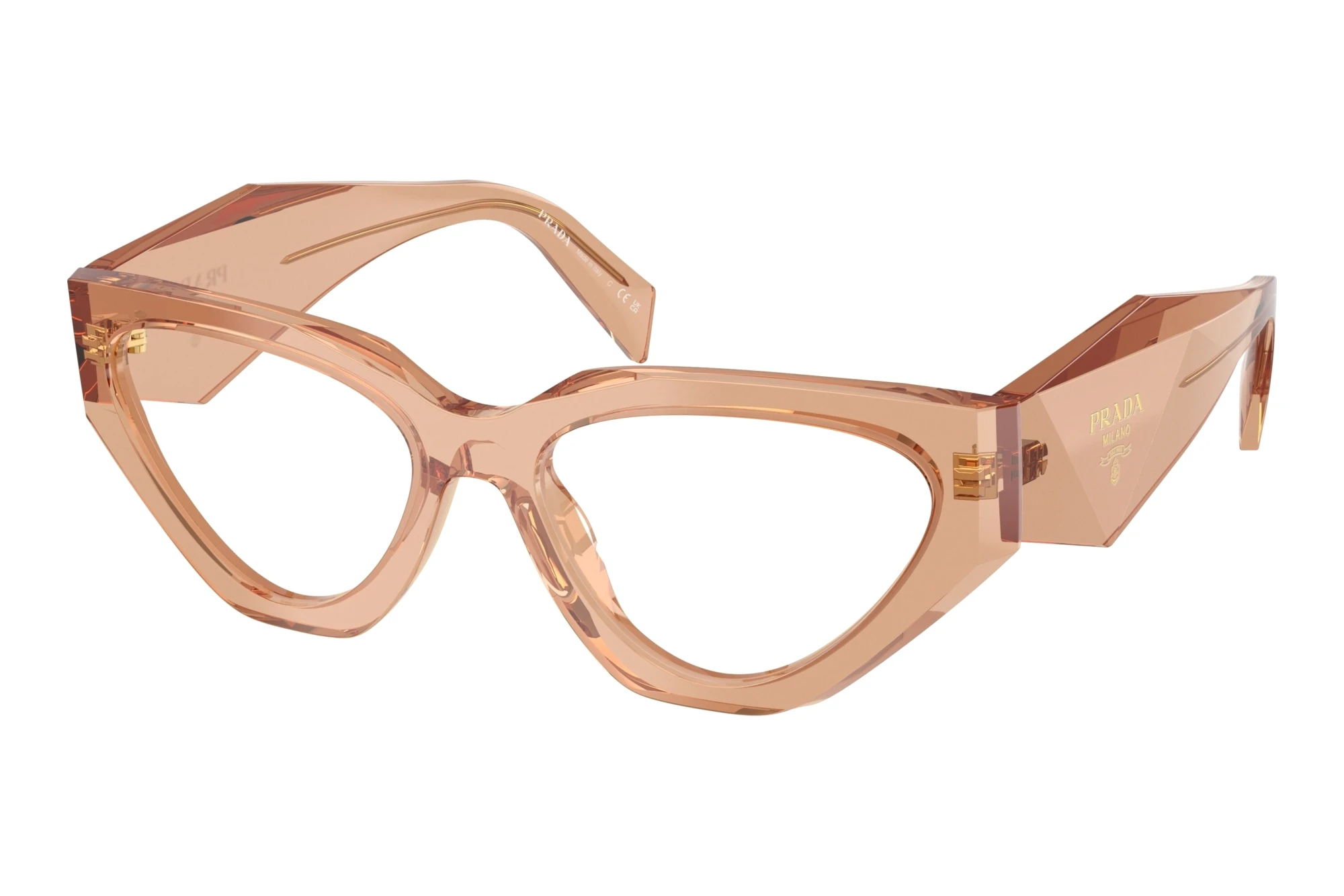 Prada   PR C07V 20H1O1 Transparent Chocolate
