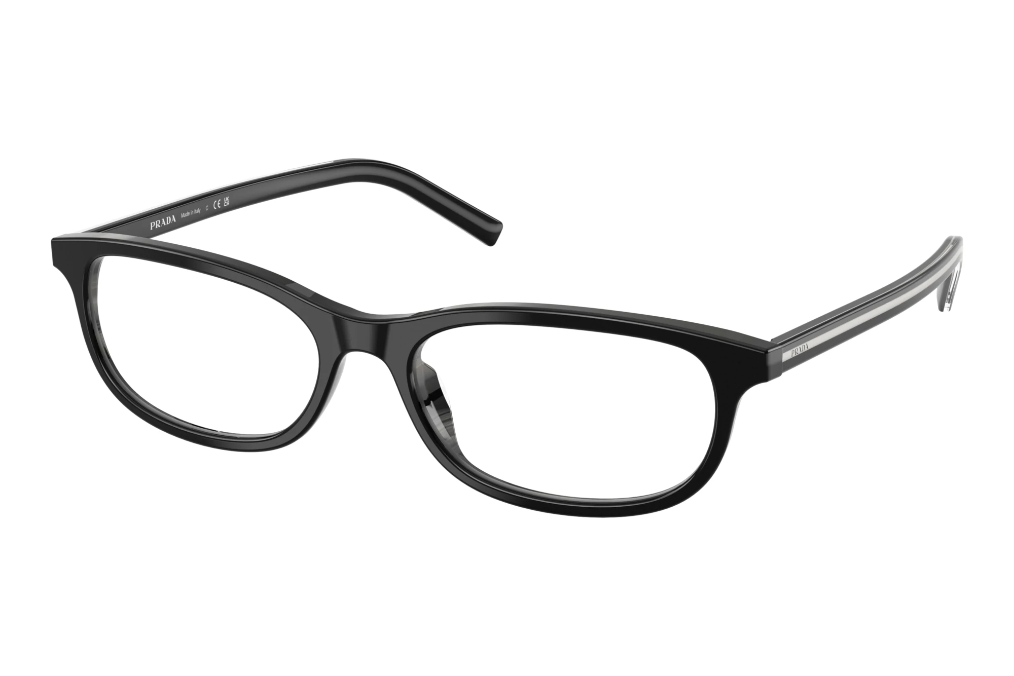 Prada   PR D15VU 29O1O1 Black/basalt Horn