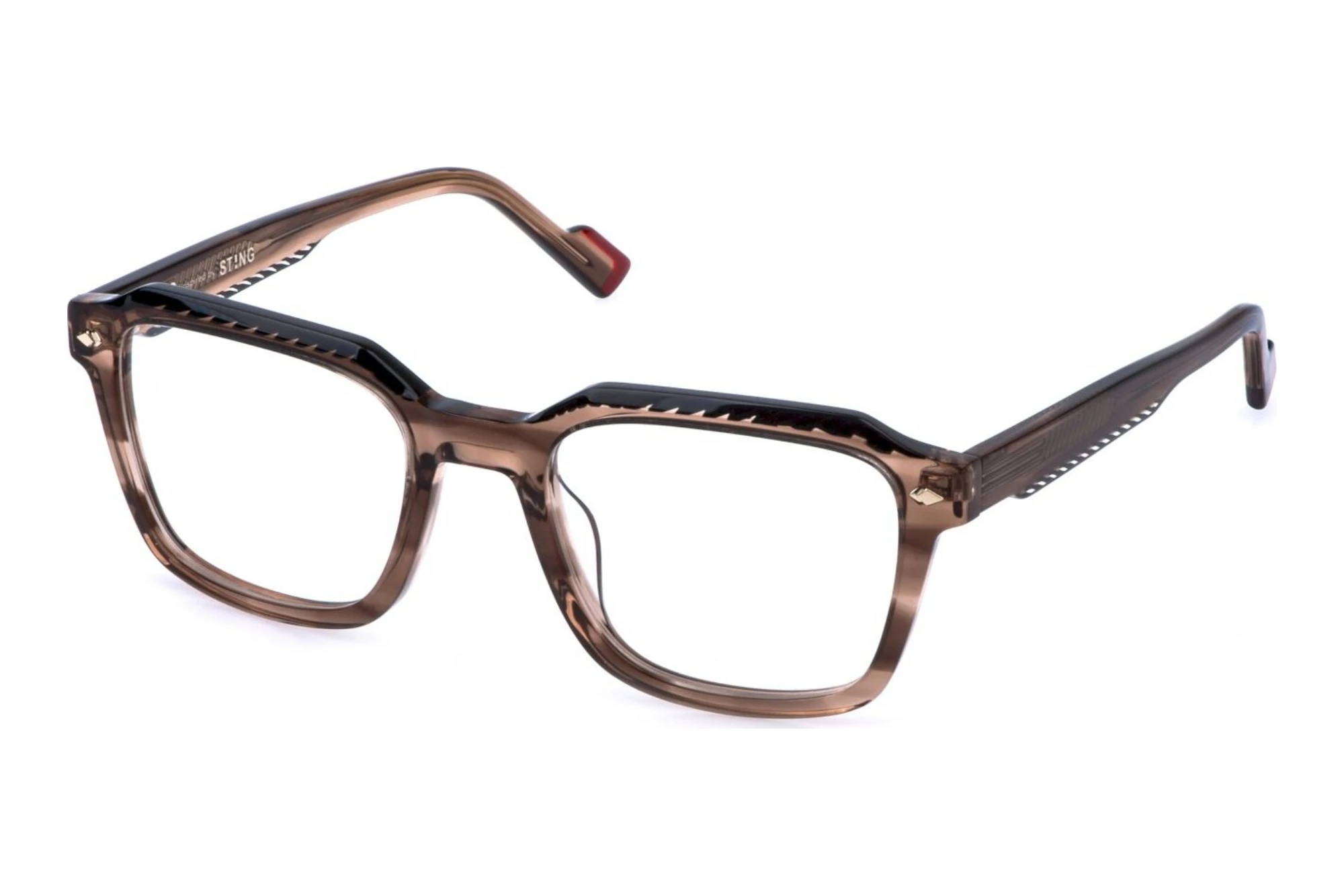 Sting   VST570V 0VBQ TRASP.STRIPED BROWN