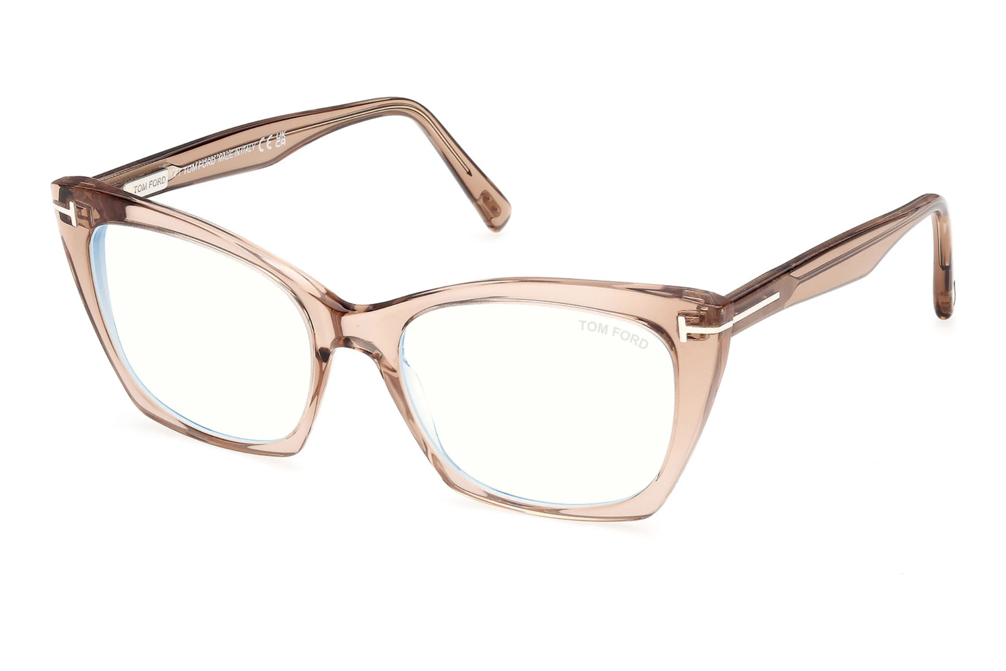 Tom Ford   FT5709-B 045 Glänzend Hellbraun