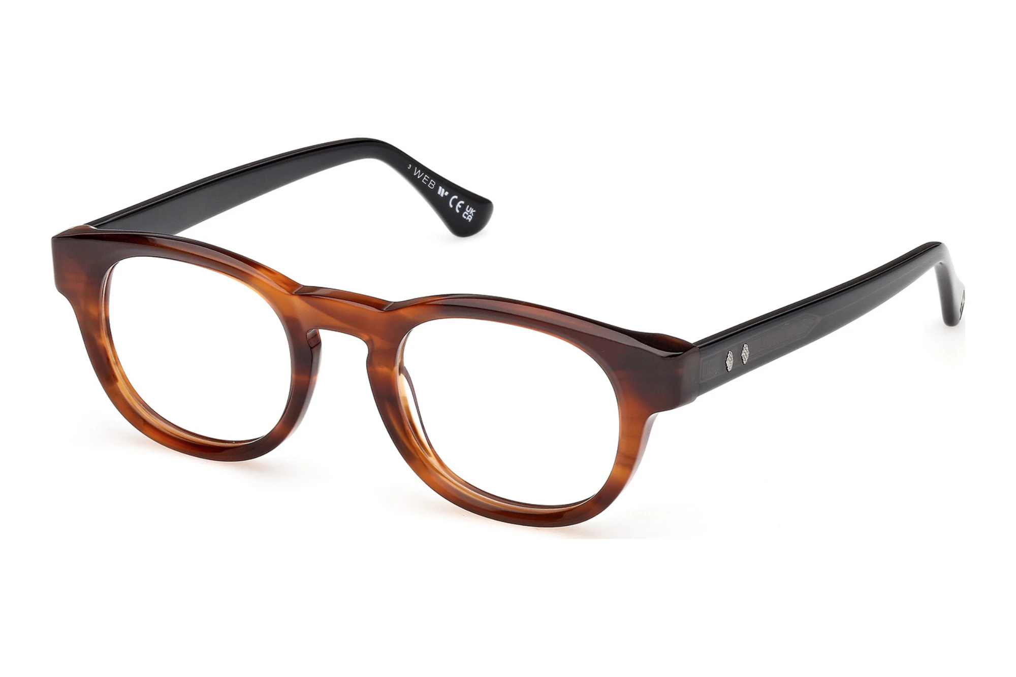 Web Eyewear   WE5465 047 Hellbraun/Gestreift