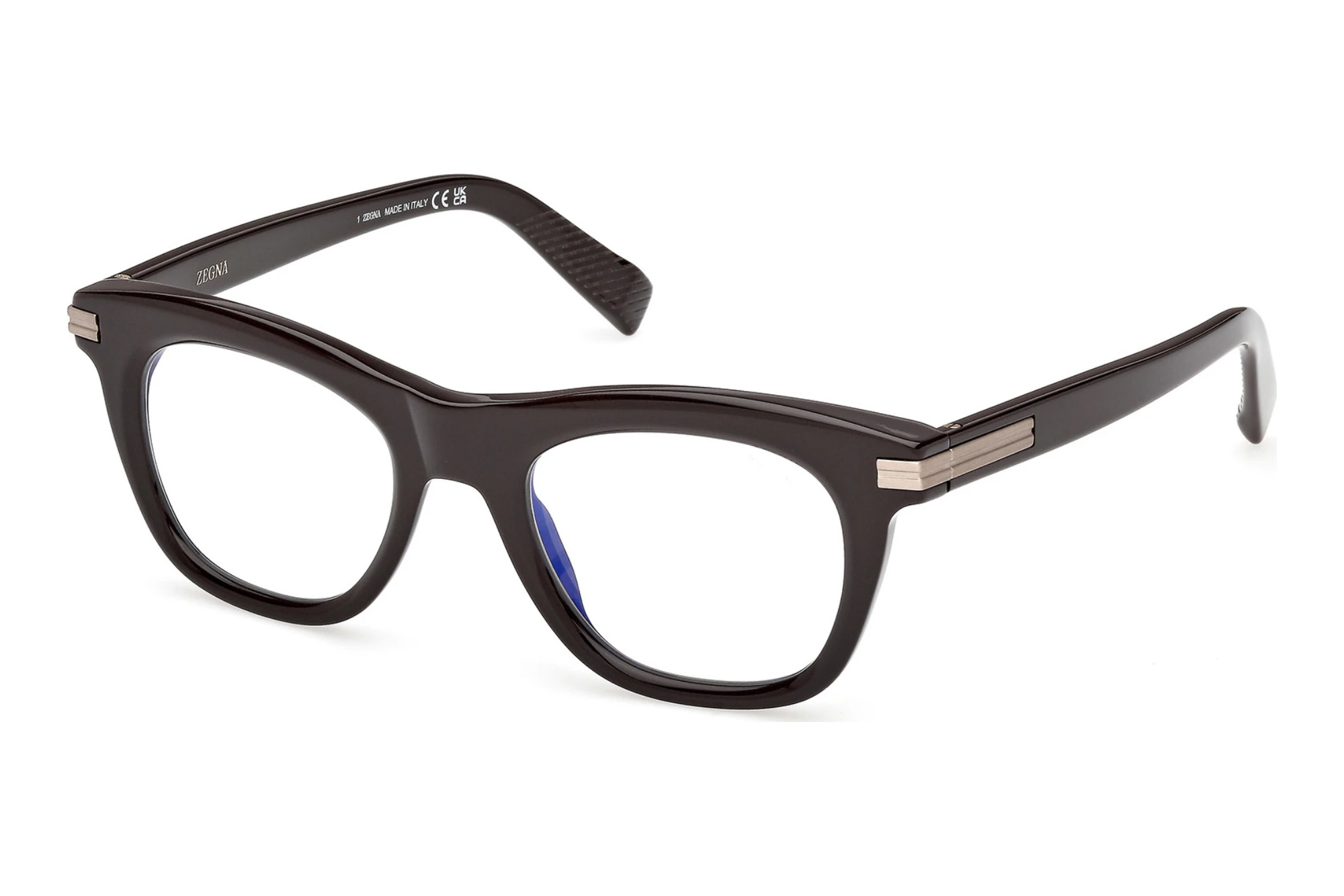 Zegna   EZ5326-B 048 Glänzend Dunkelbraun
