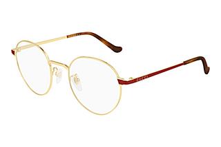 Gucci GG0581O 007 gold-red-transparent
