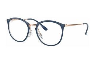 Ray-Ban RX7140 5853 BLUE ON TRANSPARENT