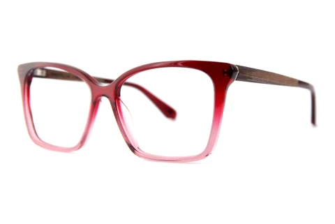 Glasses Wood Fellas Curve (11042 curled/red)