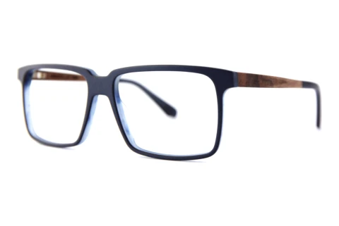 Glasses Wood Fellas Next (11043 curled/blue)