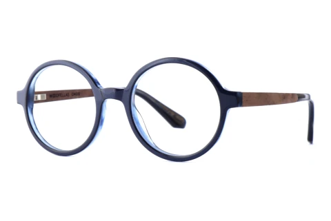 Glasses Wood Fellas Oasis (11057 curled/blue)