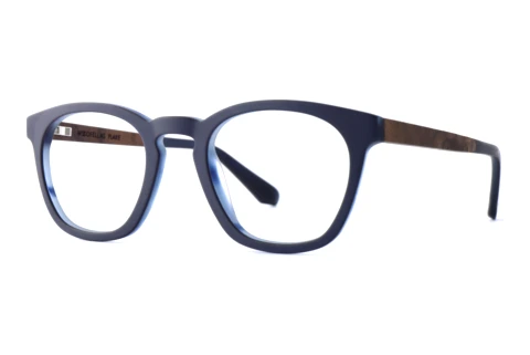 Glasses Wood Fellas Flake (11075 curled/blue)