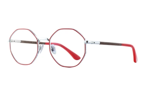 Glasses Wood Fellas EASE (11087 curled/silver/red)