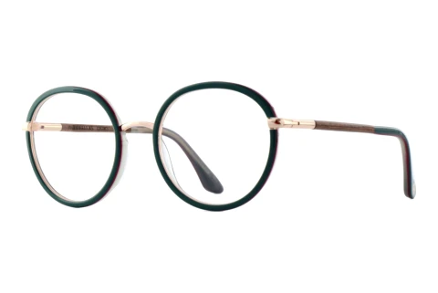 Glasses Wood Fellas OSTRO (11130 macassar/green/rose gold)