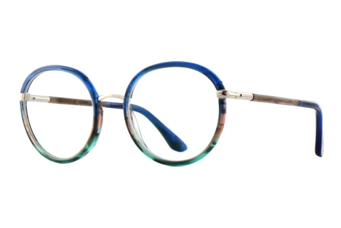 Glasses Wood Fellas OSTRO (11130 walnut/blue/gold)