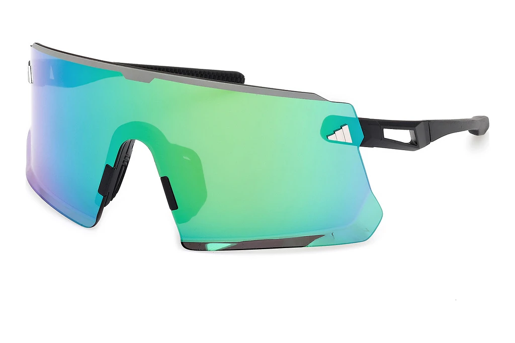 Adidas   SP0114 02Q grün verspiegeltMatt Schwarz