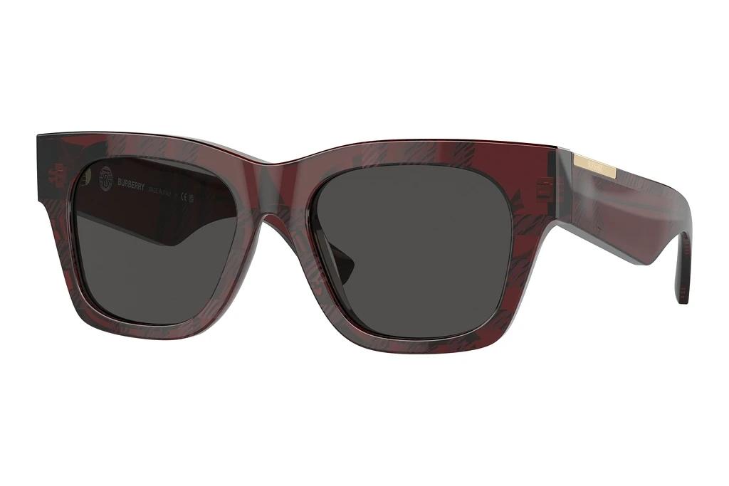 Burberry   BE4424 411587 Dark GreyCheck Red