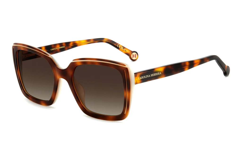 Carolina Herrera   HER 0143/G/S C9K/HA BROWN SHADEDHAVANNA