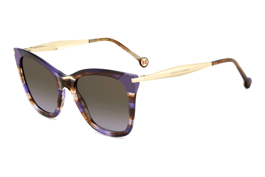 Carolina Herrera   HER 0307/S L7W/QR BROWN VIOLET DOUBLESHADEVIOLETT
