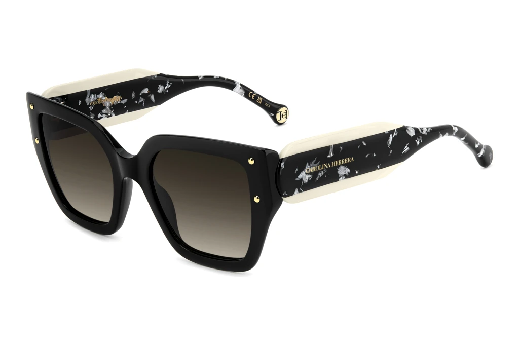 Carolina Herrera   HER 0323/S 80S/HA BROWN SHADEDBLACK WHITE