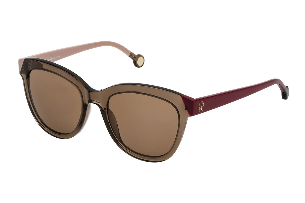 Carolina Herrera   SHE743 0ALV BROWNTORTORA TRASPARENTE LUCIDO