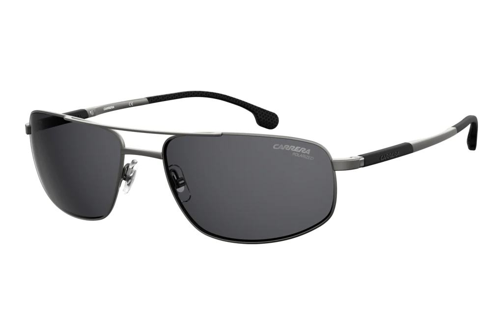 Carrera   CARRERA 8036/S R80/M9 GREY POLARIZEDMATTE DARK RUTHENIUM