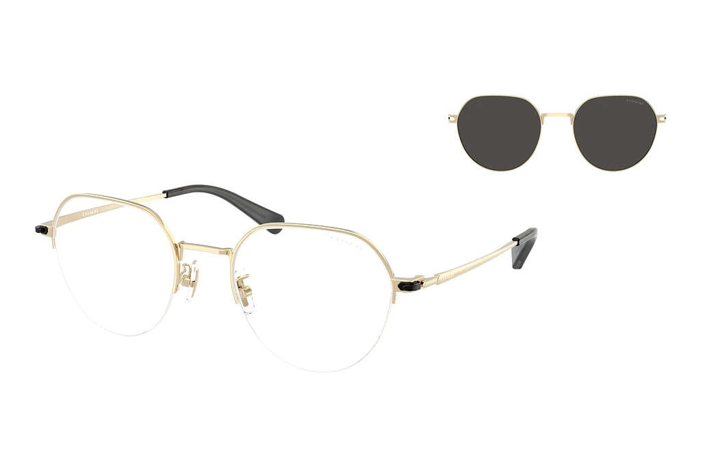 Coach   HC7179 900587 Grey SolidShiny Light Gold