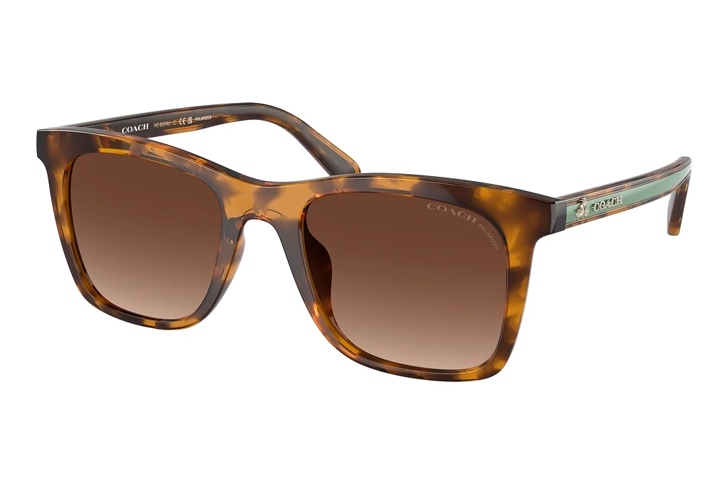 Coach   HC8374U 5120T5 Brown Gradient PolarizedDark Tortoise