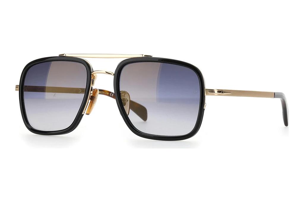David Beckham   DB 7002/S RHL/FQ GREY SHADED GOLD MIRRORGOLD BLACK_