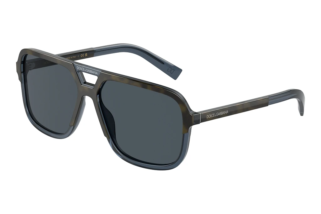 Dolce & Gabbana   DG4354 320980 Brown Gradient Dark BrownHavana Transparent Blue