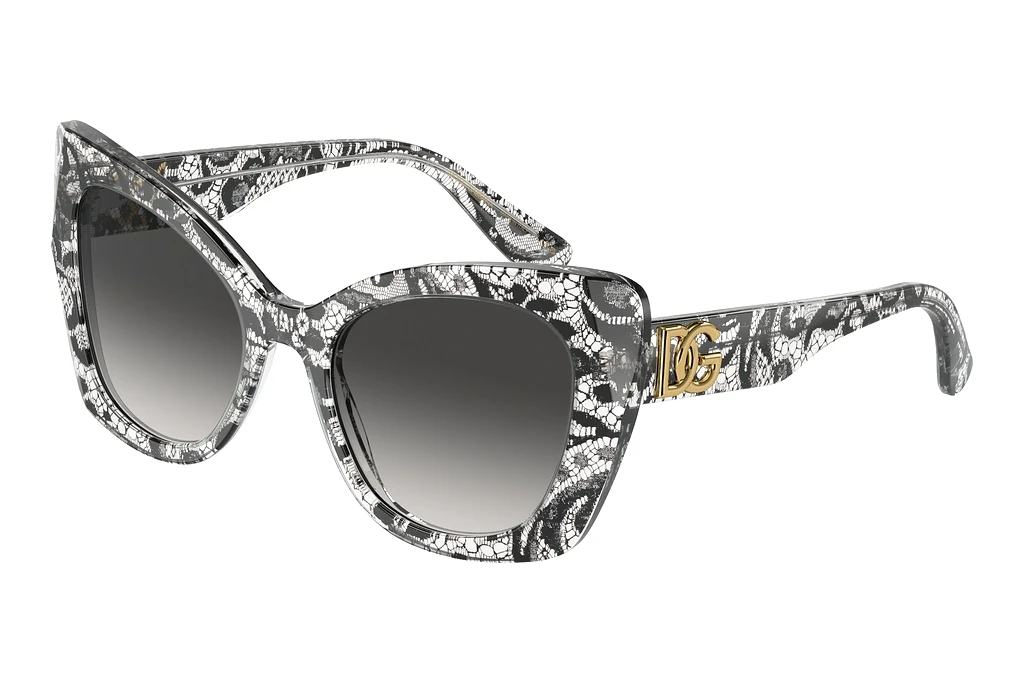 Dolce & Gabbana   DG4405 32878G Grey Gradient BlackBlack Lace