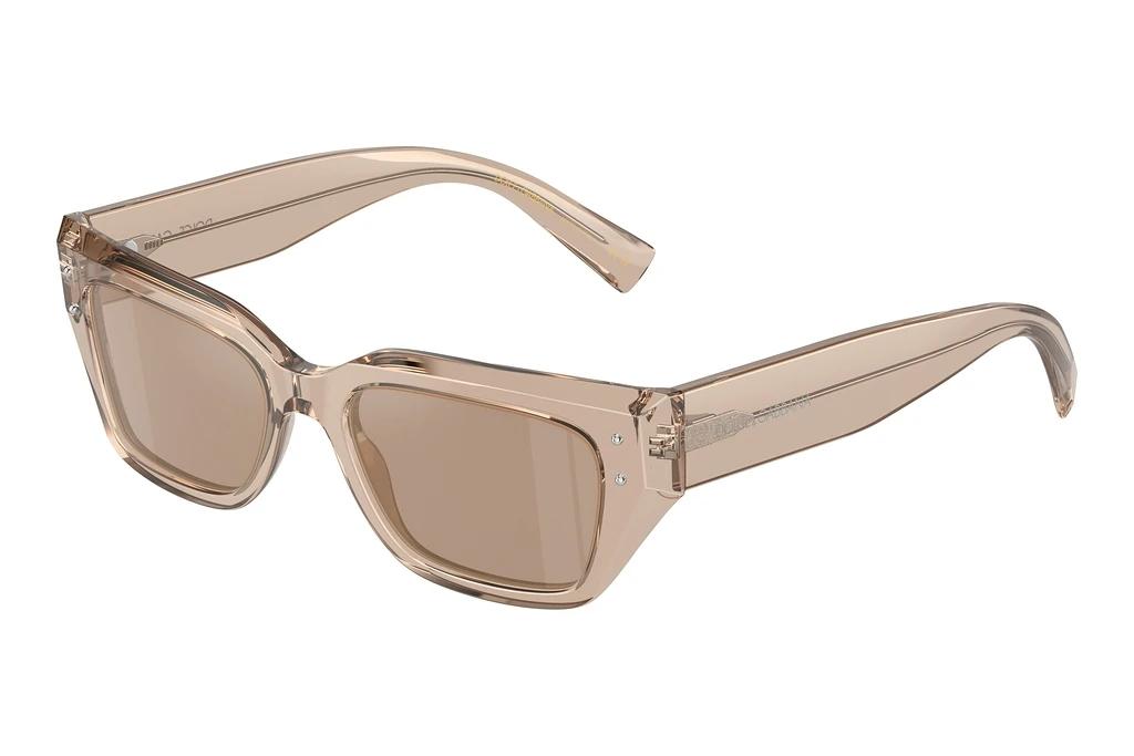 Dolce & Gabbana   DG4462 34325A Light Brown Mirror Flash GoldTransparent Camel