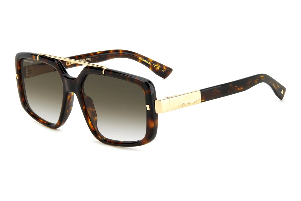 Dsquared2   D2 0120/S 086/9K GREEN SHADEDHAVANNA