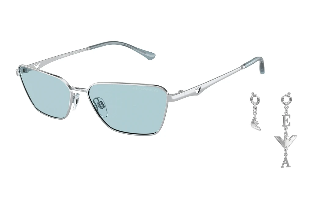 Emporio Armani   EA2141 301580 Light AzureShiny Silver