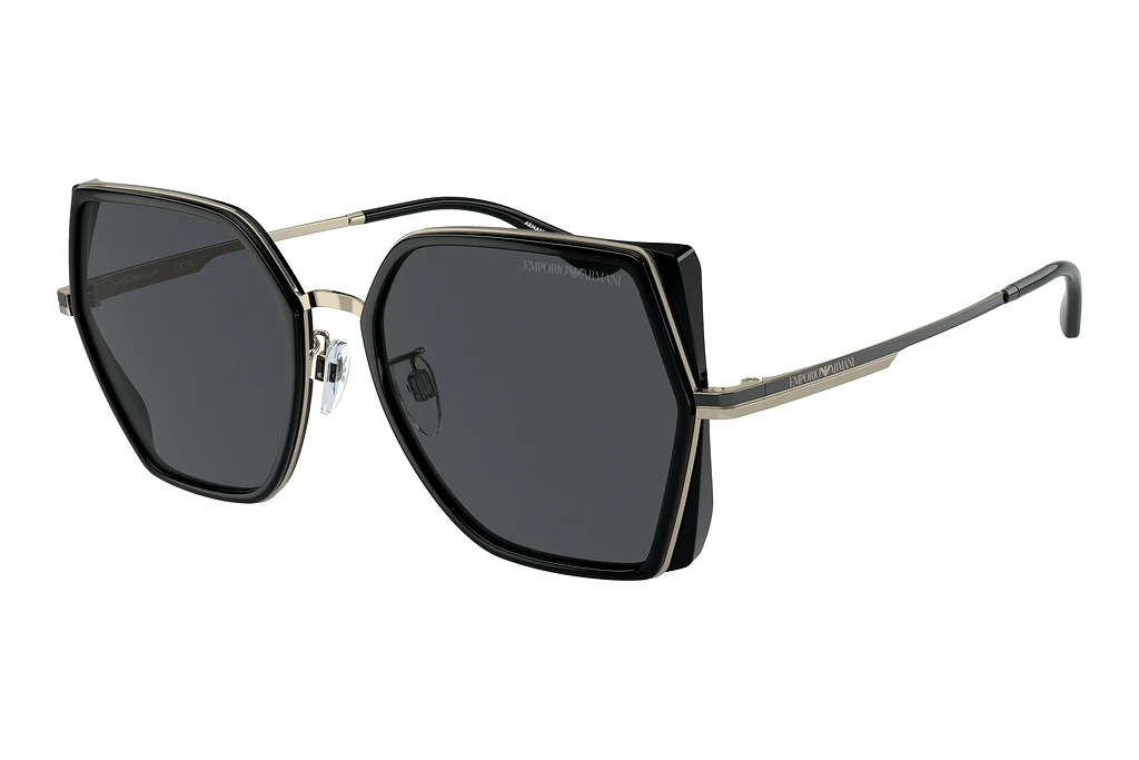 Emporio Armani   EA2142D 301387 Dark GreyShiny Pale Gold/Black
