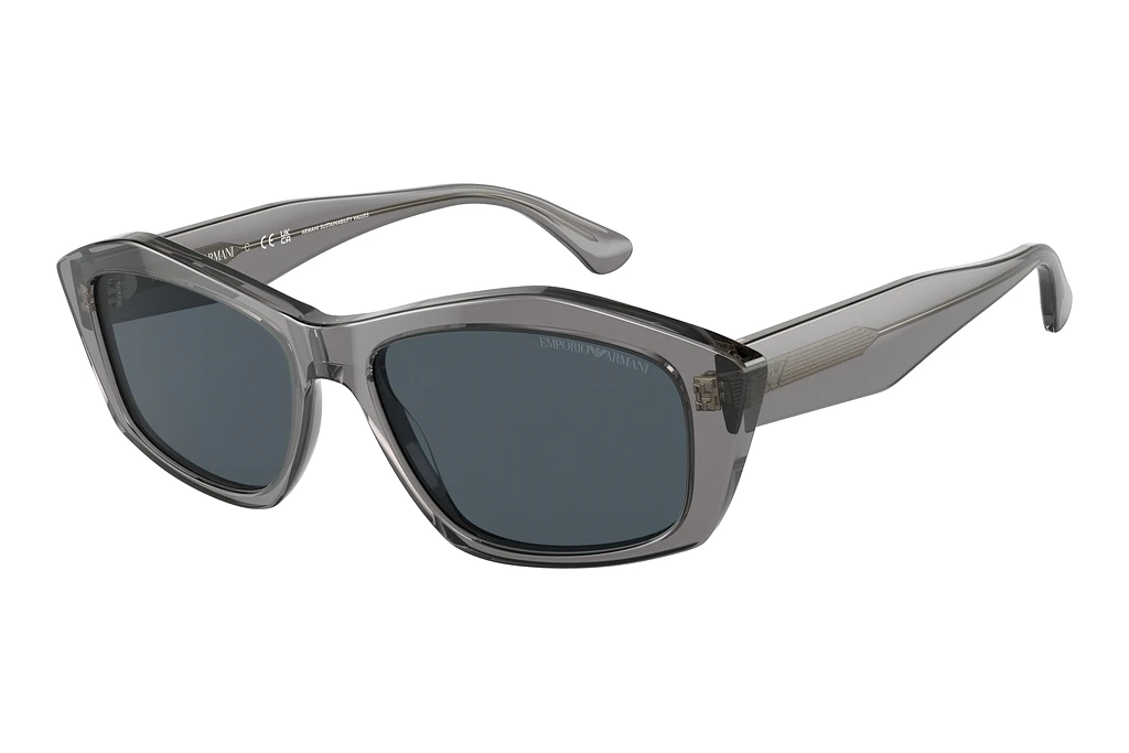 Emporio Armani   EA4187 502987 Dark GreyShiny Transparent Grey