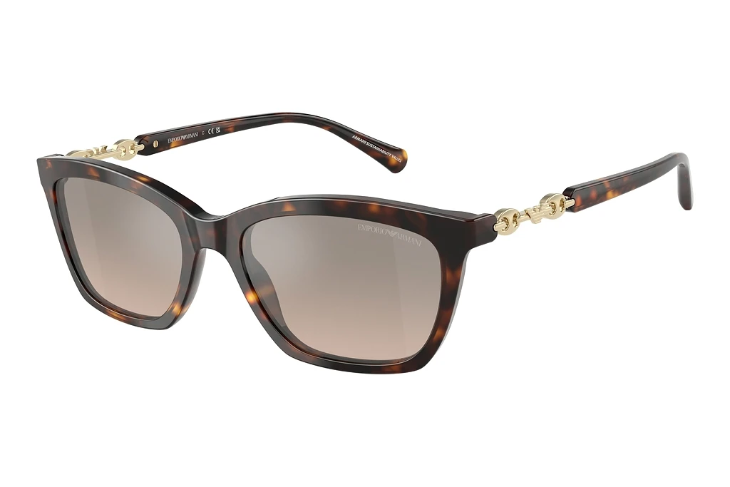 Emporio Armani   EA4238 50266I Brown Grad Grey Mirror SilverShiny Havana