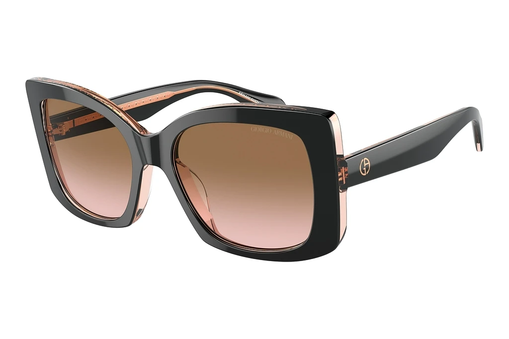 Giorgio Armani   AR8208U 608911 Pink Gradient GreyTop Black/Transparent Pink