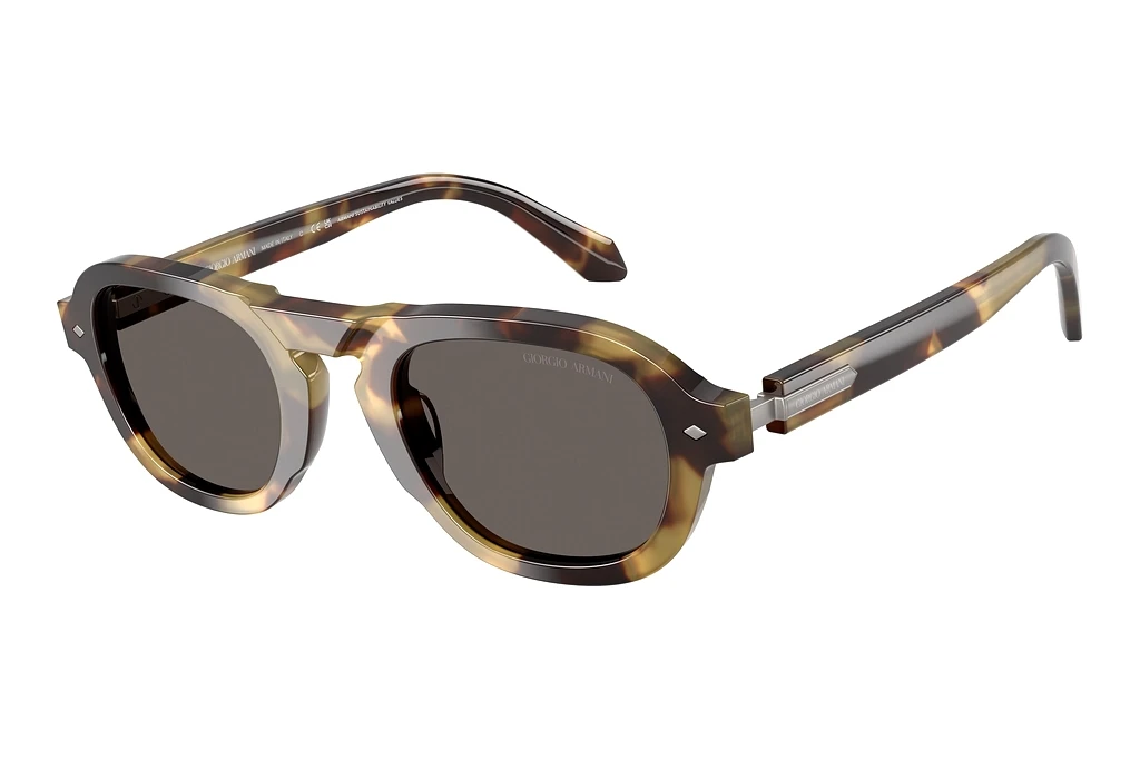 Giorgio Armani   AR8244 6301B1 Dark GreyBrown Yellow Havana