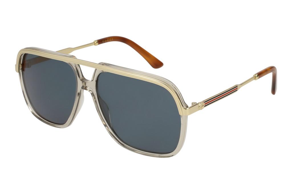 Gucci   GG0200S 004 BLUEbrown-gold-blue