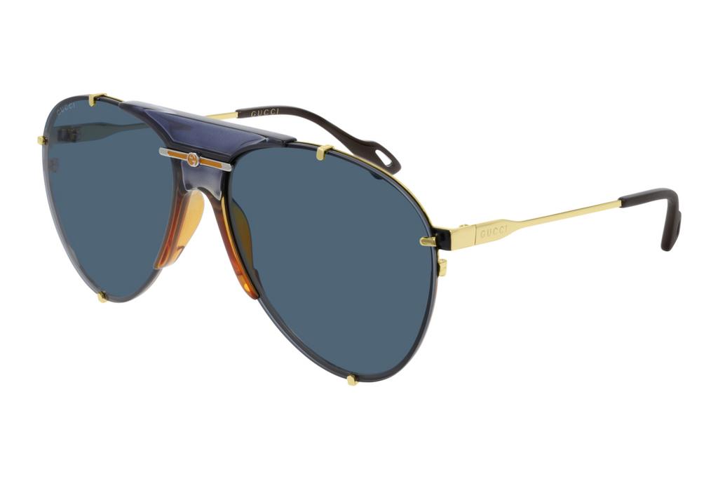 Gucci   GG0740S 002 BLUEgold-gold-blue